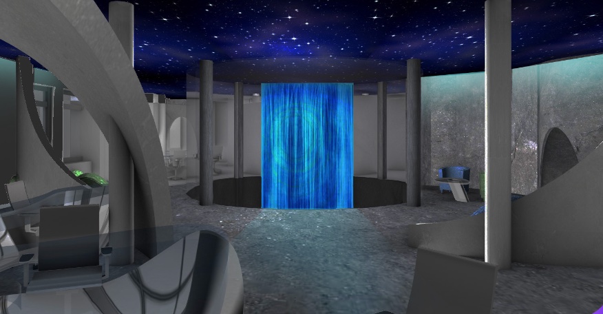 Mightier Office — LED Waterfall installation